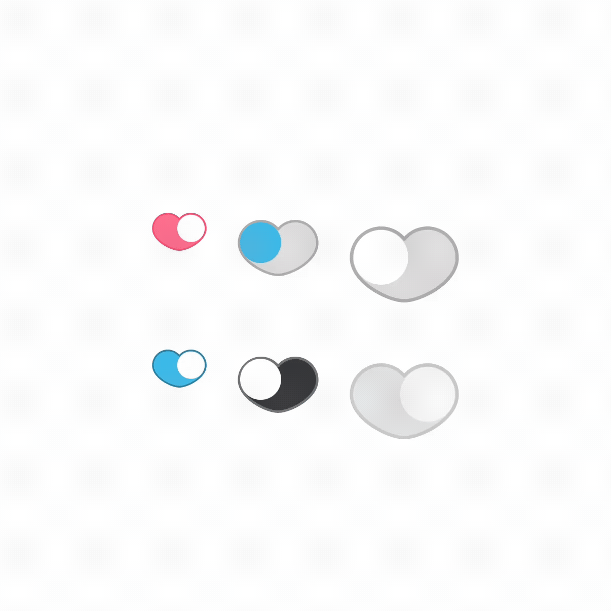 Heart switch examples